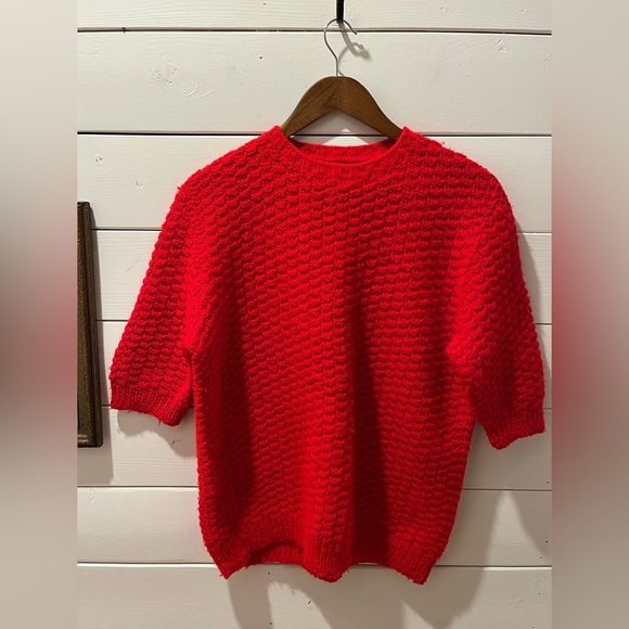📍 very pretty handmade red knit size L/Xl⚠️ - Picture 2 of 10